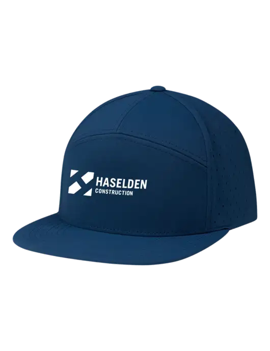 Richardson Light Navy Cannon Cap w/Haselden Construction Logo