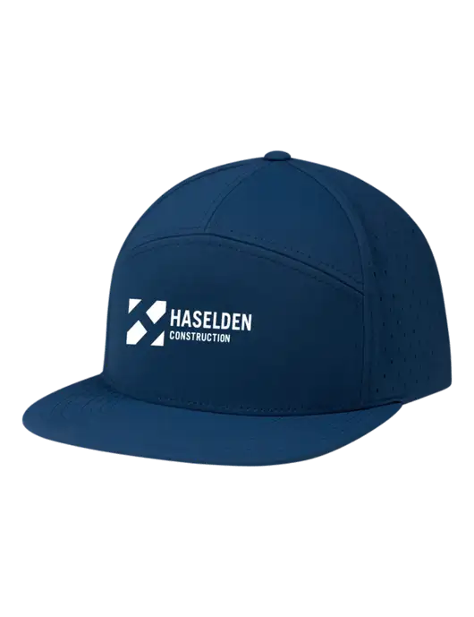 Richardson Light Navy Cannon Cap w/Haselden Construction Logo