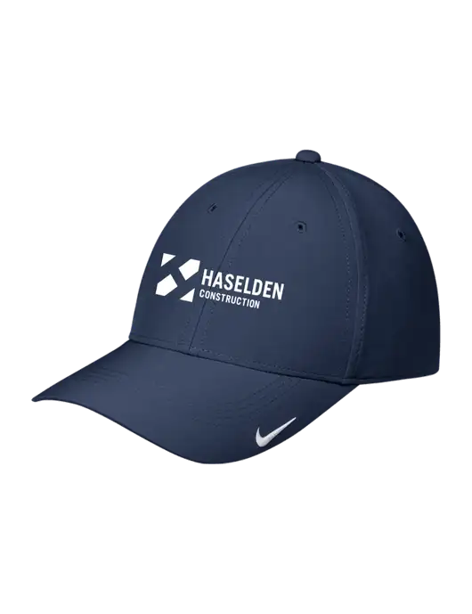 Nike Navy Dri-FIT Legacy Cap w/Haselden Construction Logo