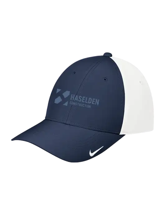 Nike Navy/White Dri-FIT Legacy Cap w/Haselden Construction Logo