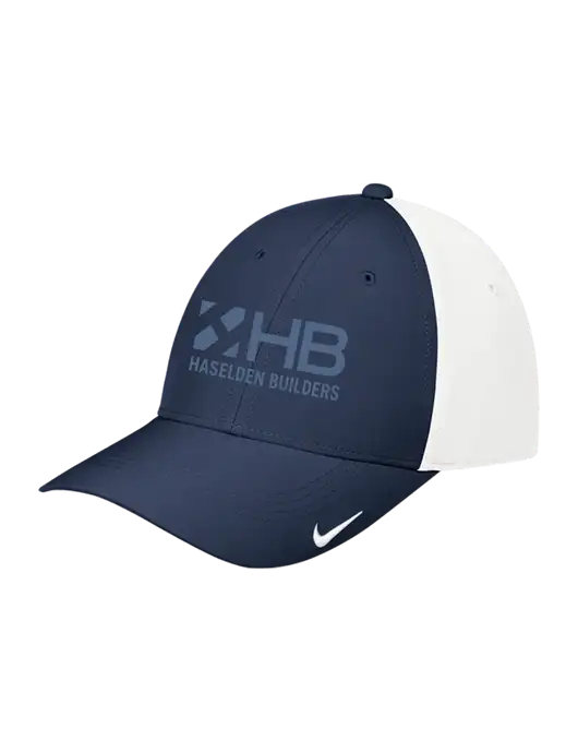 Nike Navy/White Dri-FIT Legacy Cap w/Haselden Builders Logo