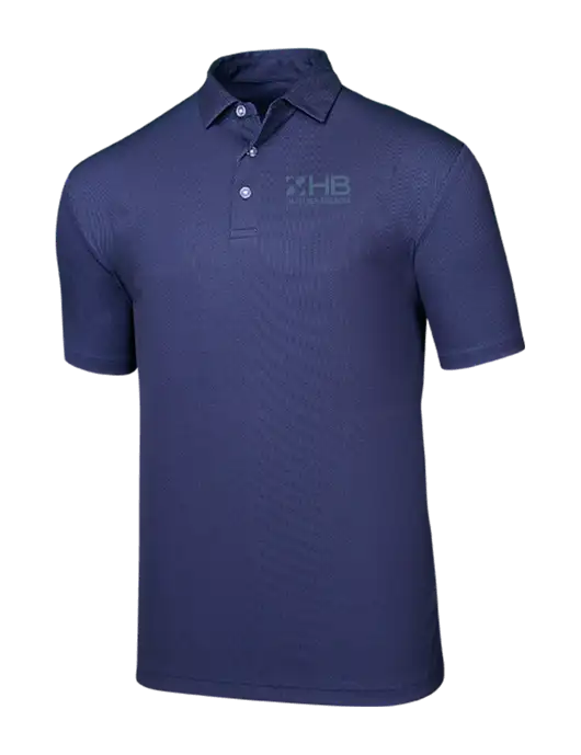 Callaway Birdseye Navy Polo w/Haselden Builders Logo