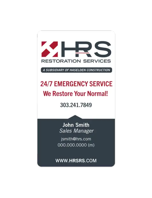 Haselden HRS Business Cards, Round Corners