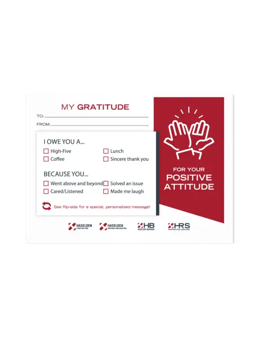 Haselden Gratitude 5x7 Gratitude Cards