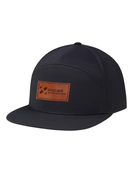 Richardson Black Cannon Cap w/Haselden Montana Constructors Leather Patch Logo