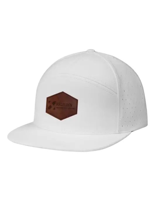 Richardson White Cannon Cap w/Haselden Montana Constructors Leather Patch Logo