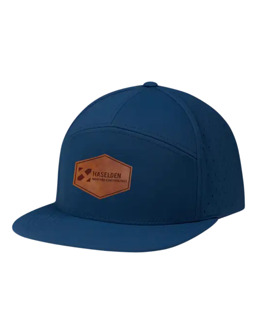 Richardson Light Navy Cannon Cap w/Haselden Montana Constructors Leather Patch Logo