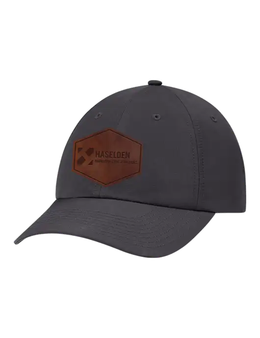 Richardson Relaxed Performance Lite Dark Grey Cap w/Haselden Montana Constructors Leather Patch Logo