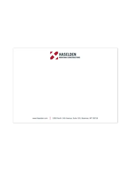 Haselden Montana 5x7 Stationery Cards